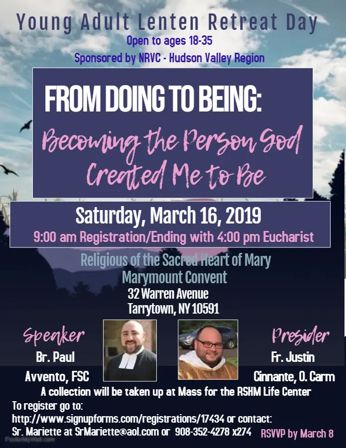 retreat vocation discernment young people nrvc brother