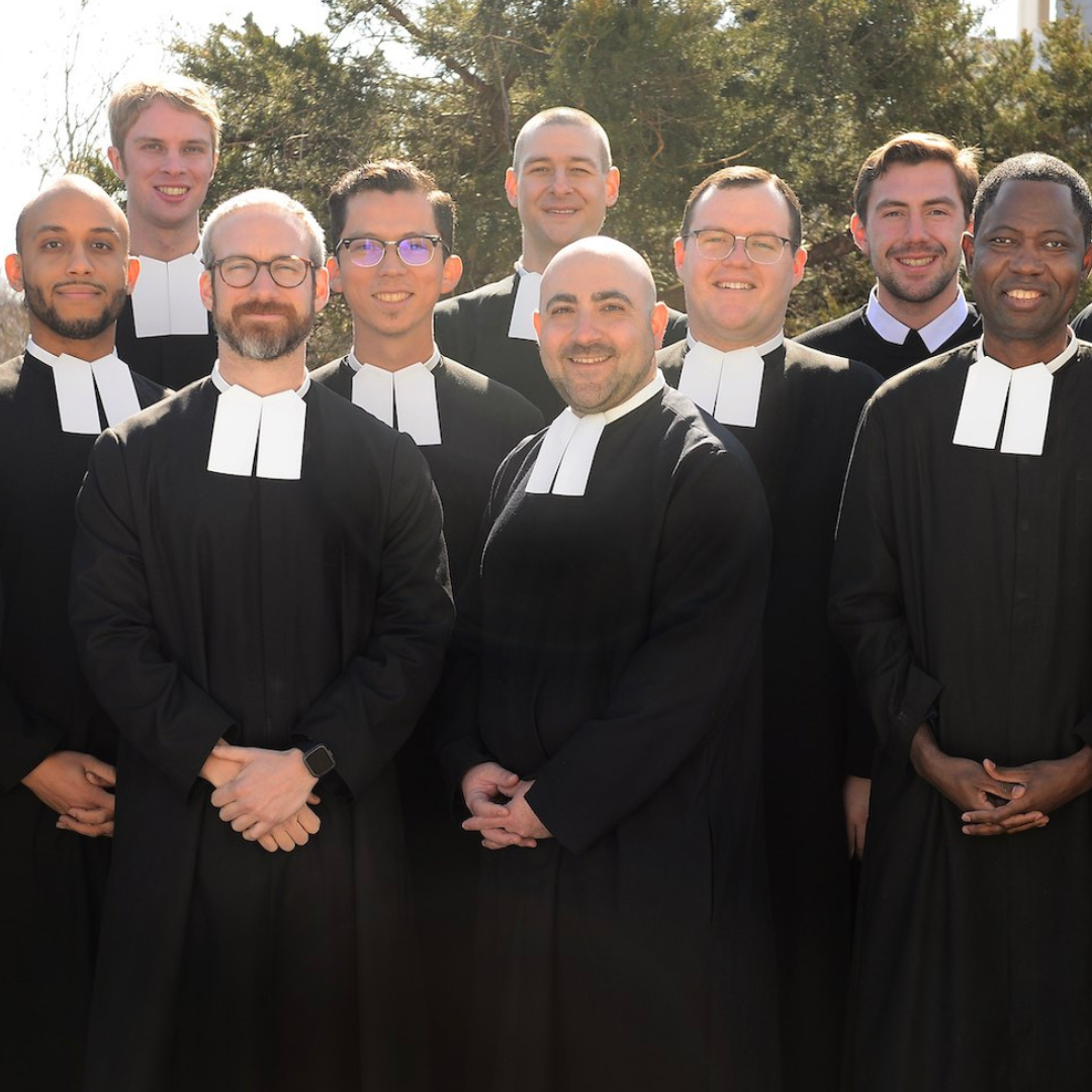 Brothers in Initial Formation gathered together in community.